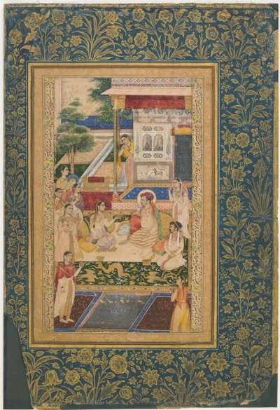 Jahangir and Prince Khurram with Nur Jahan by Unbekannt Unbekannt